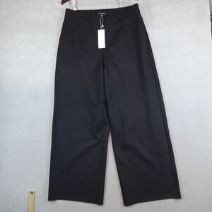 NWT Eileen Fisher Full Length Wide Leg Pants Womens Large Pull On Minimalist